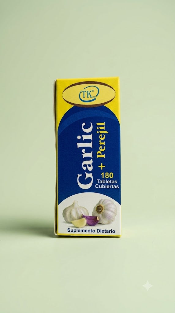 Ajo ( Garlic ) + Perejil 180 Tabletas Importado