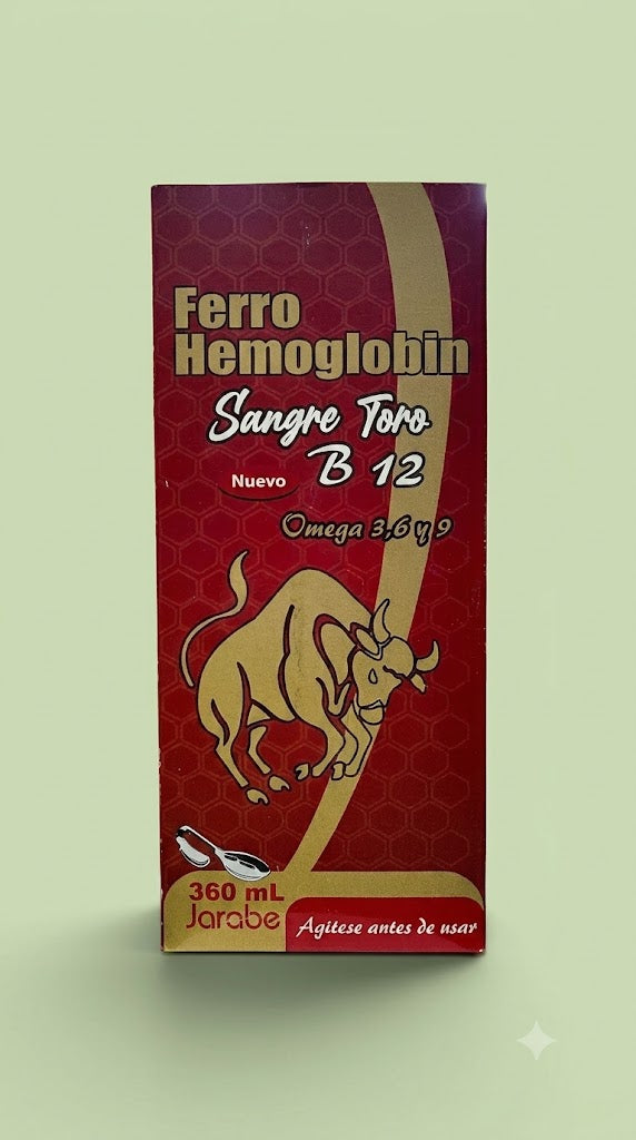 Ferro Hemoglobin Sangre Toro 340ML