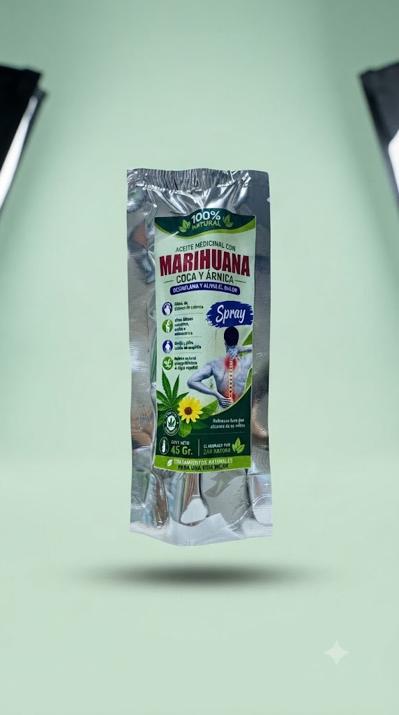 Spray Aceite Marihuana + Árnica