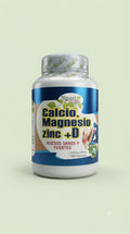 Calcio + Magnesio+ Zinc + Vit D 100 Cápsulas Natural Medix Importado