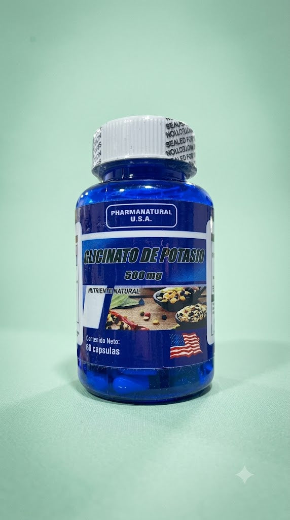 Glicinato De Potasio 60 Capsulas PharmaNatural