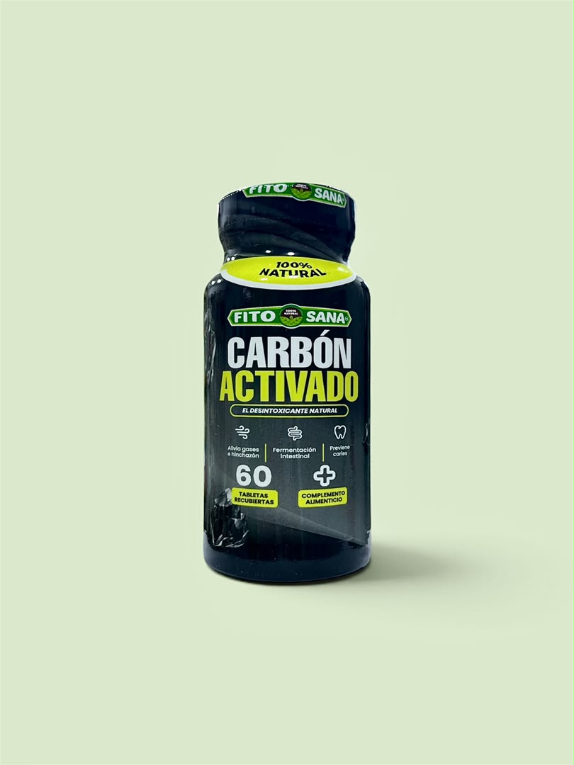 Carbón Activo 60 Tabletas Fito Sana
