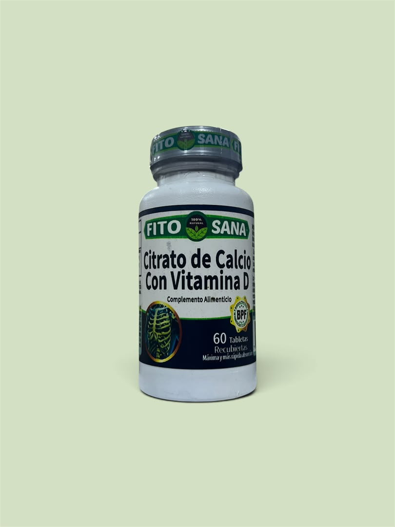 Citrato De Calcio + Vitamina D Fito Sana