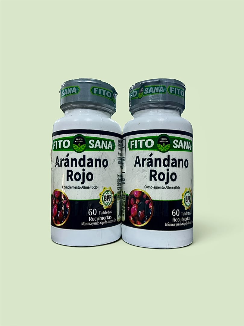 Arándano Rojo 120 Tabletas Pack Fito Sana