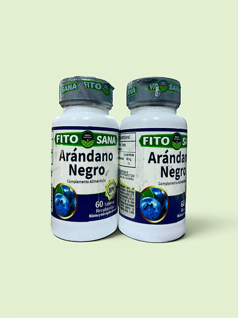 Arándano Negro 120 Tabletas Pack Fito Sana